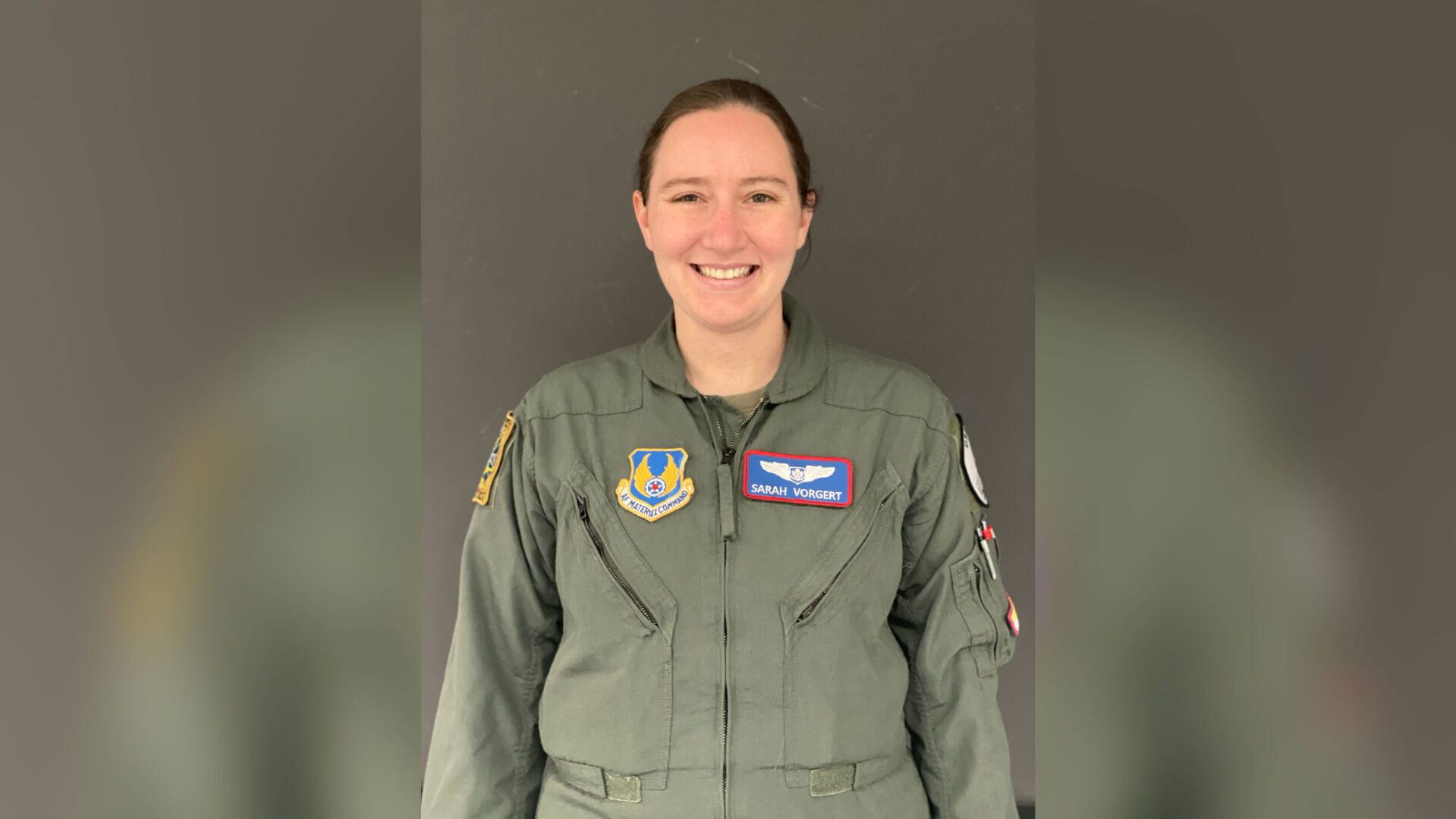 Capt. Sarah 'Booster' Vorgert, flight test engineer
